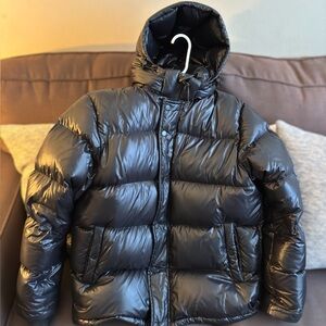 Aritzia Men’s The Super Puff Jacket Hi-Gloss Black L